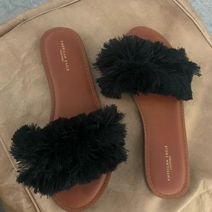 American Eagle Fringe Sandals